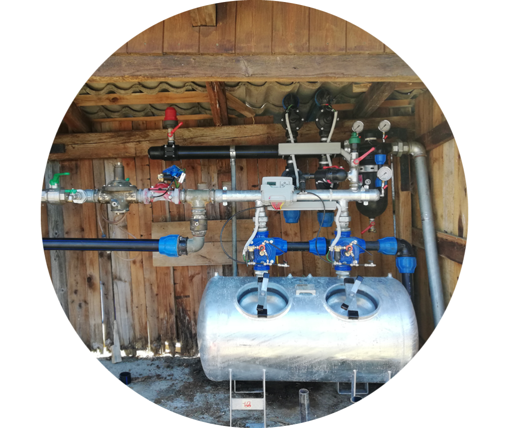 Progettazione di un sistema di filtraggio per l'irrigazione a goccia